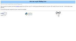 Desktop Screenshot of lists.smc.org.in